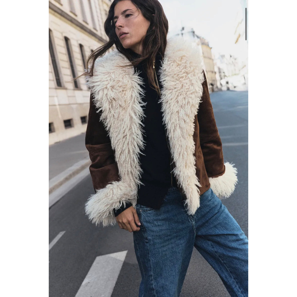Zara Fur Trim Jacket