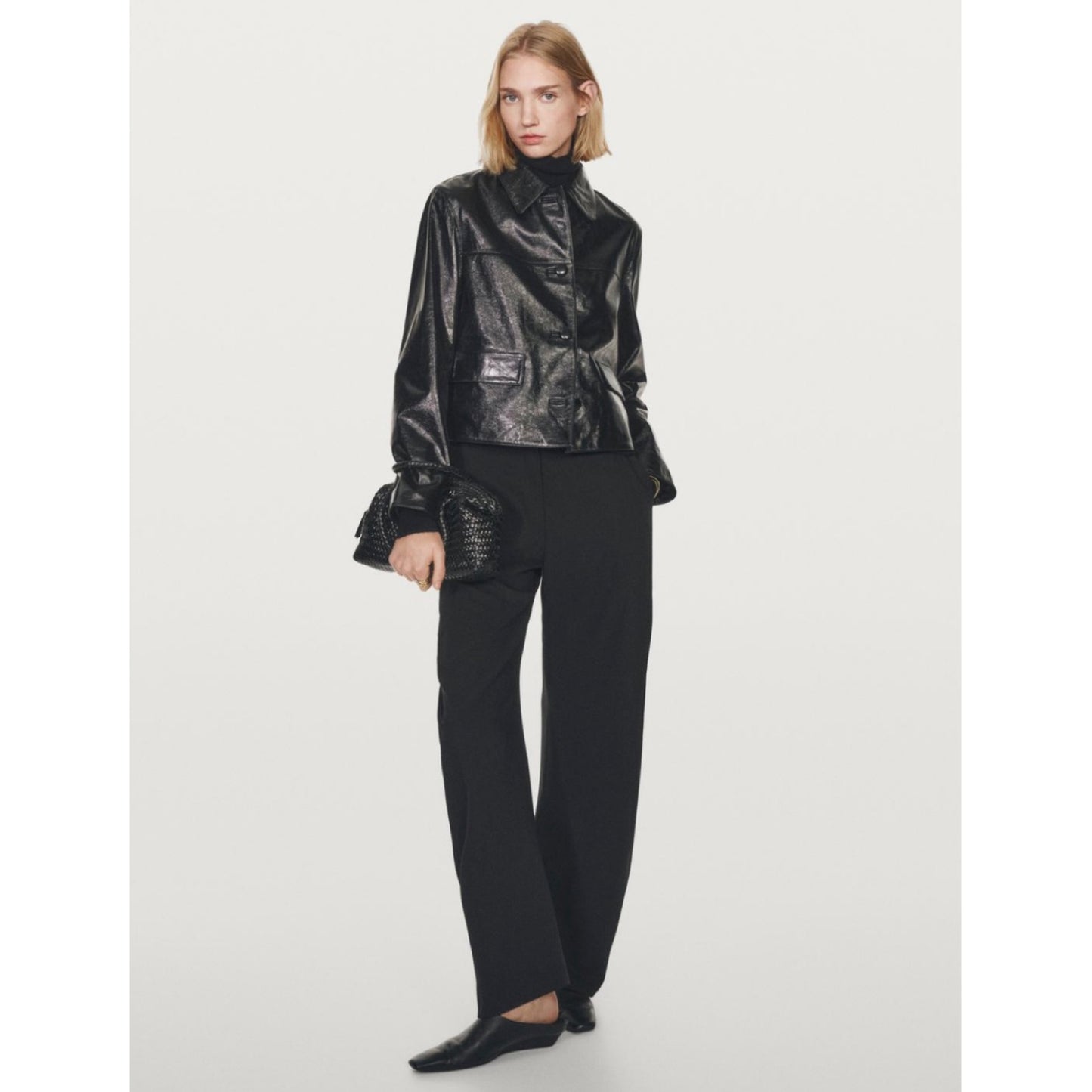 Massimo Dutti Leather Jacket