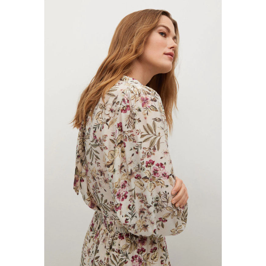 Mango Floral Blouse