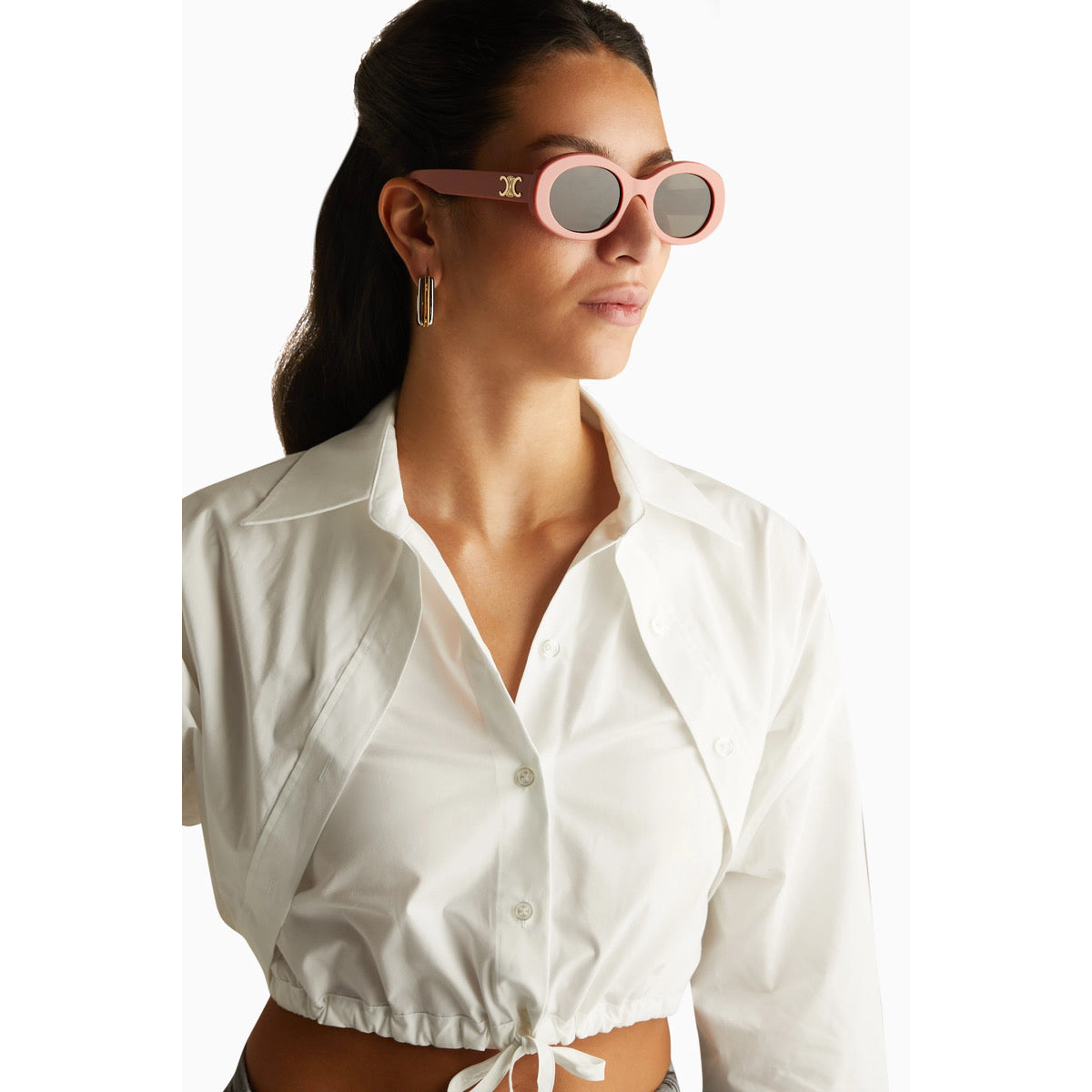 Celine Triomphe Oval Sunglasses