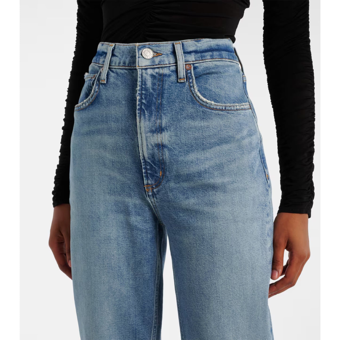 AGOLDE High Rise Stovepipe Jeans