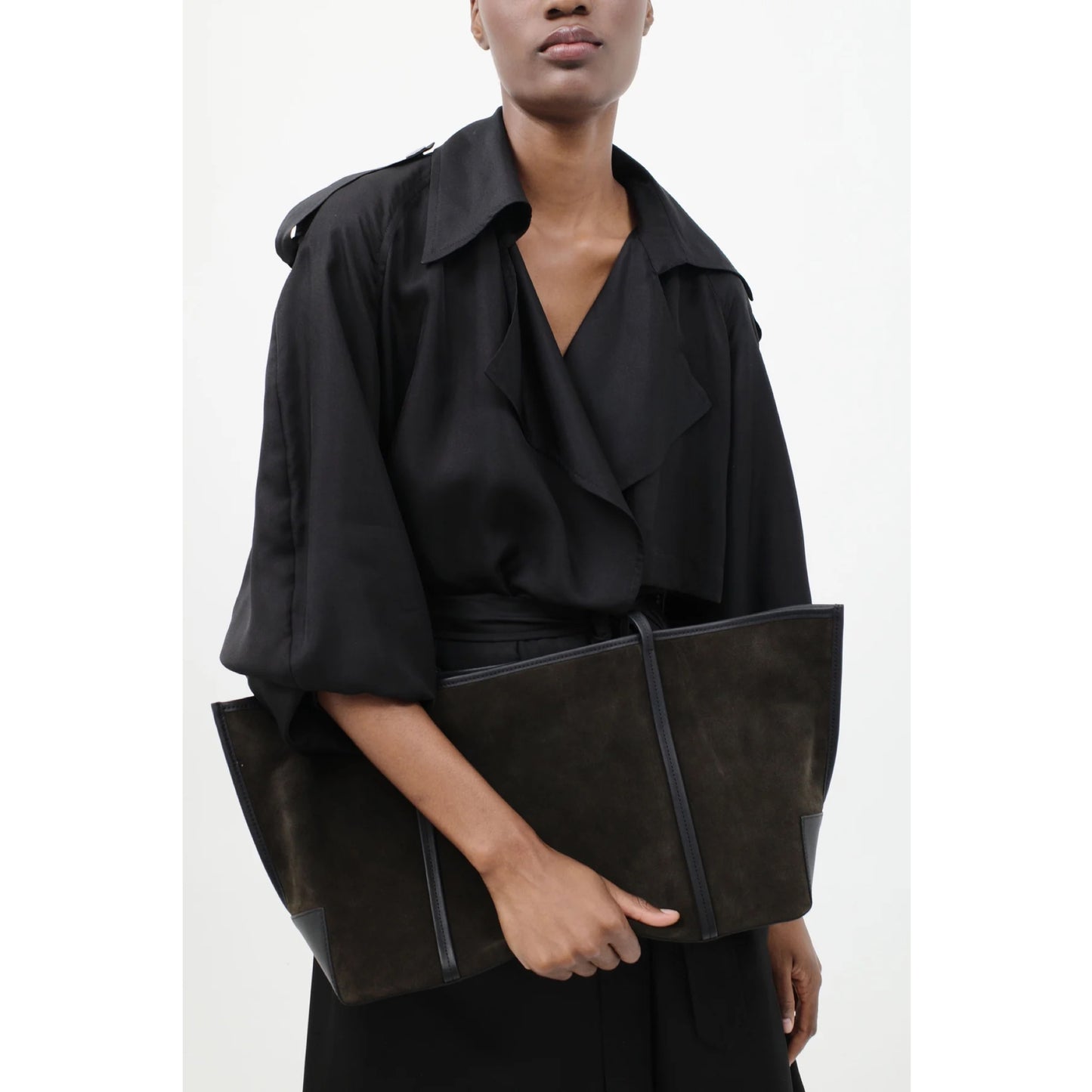 St. Agni Suede Tote