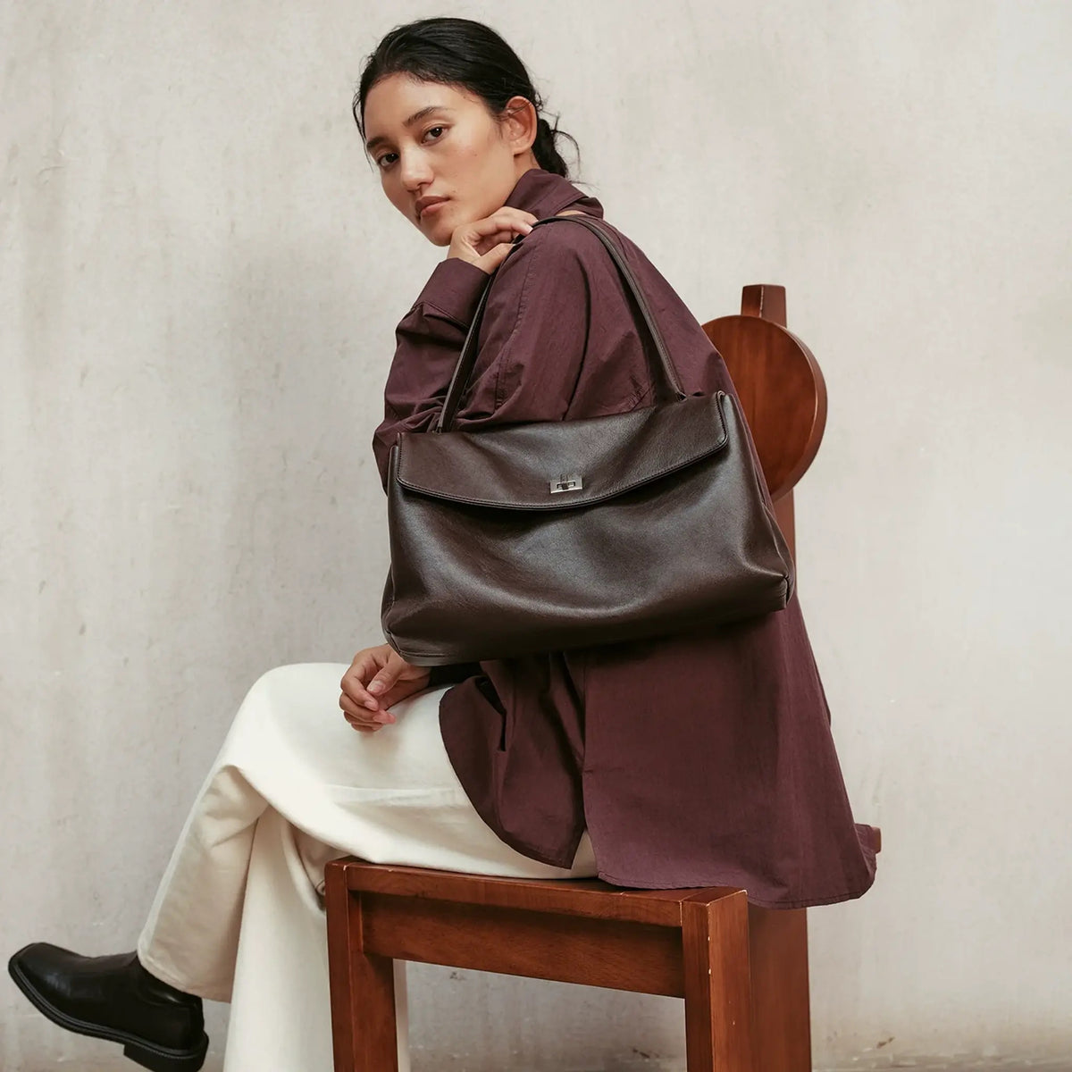 Atorie Brown Rodeo Bag