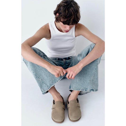 Zara Suede Mules