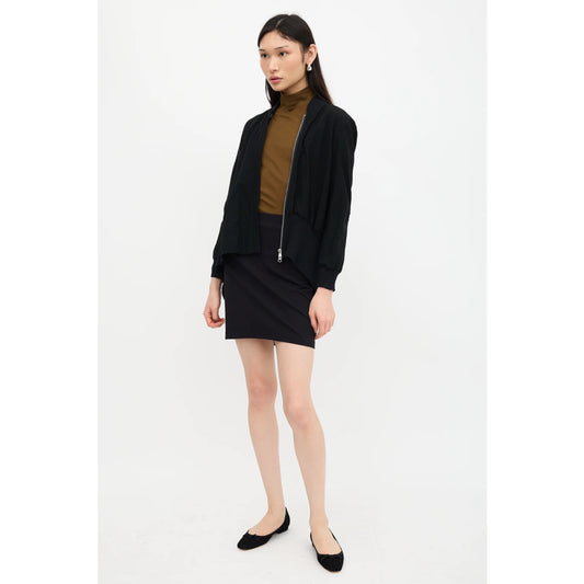 The Row Black Skirt