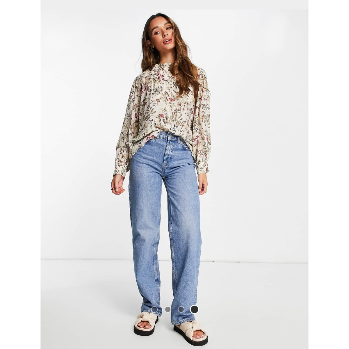 Mango Floral Blouse