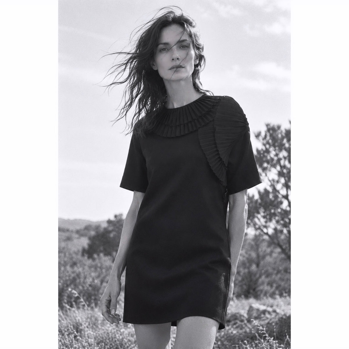 Nº21 Pleated Shift Dress