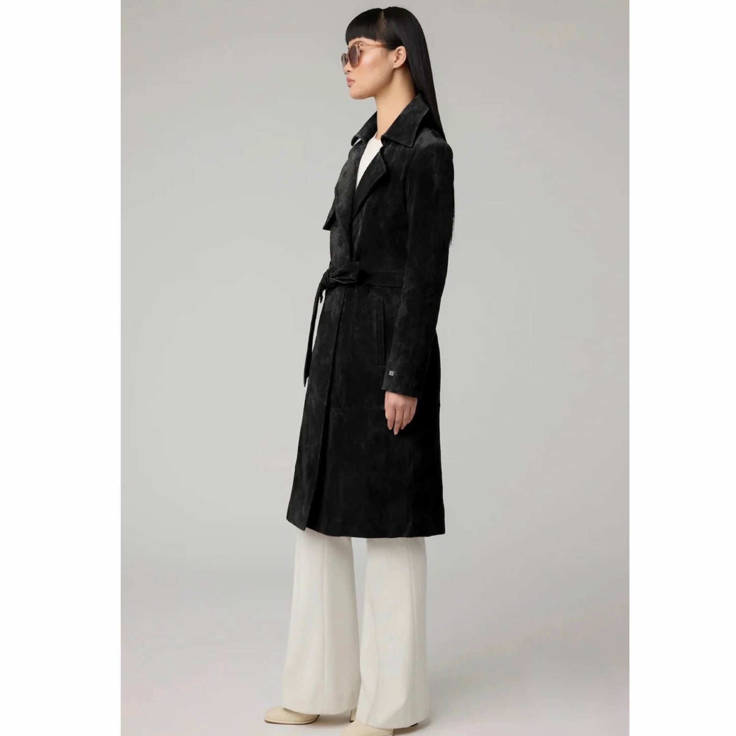 Soia & Kyo Suede Trench