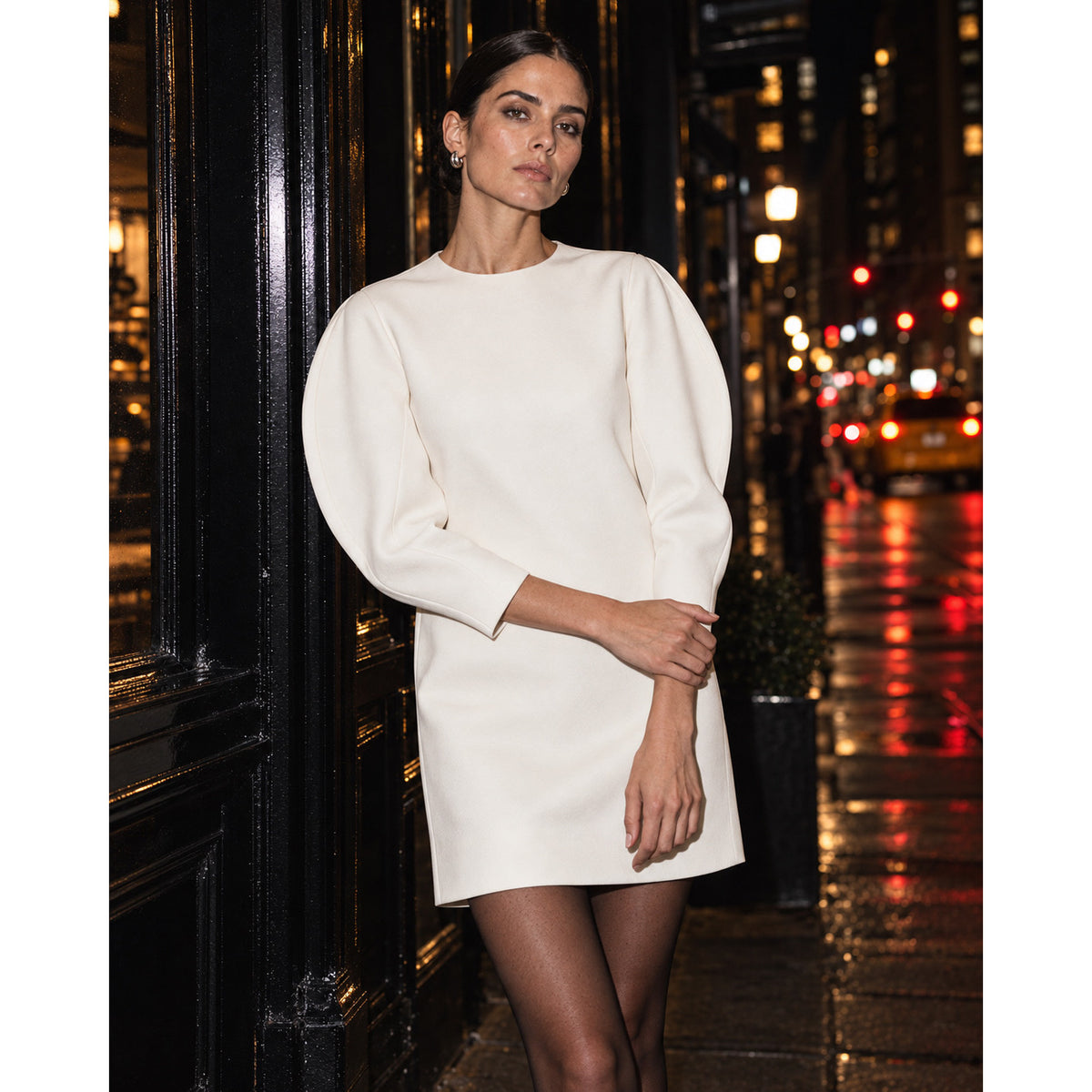 Tibi Origami Sleeve Shift Dress