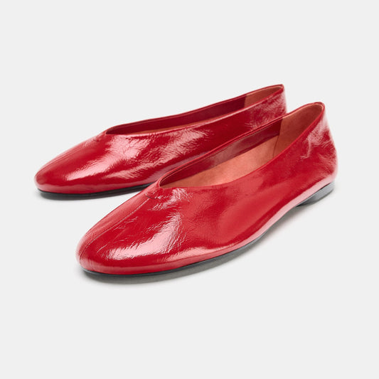 Zara Leather Ballet Flats