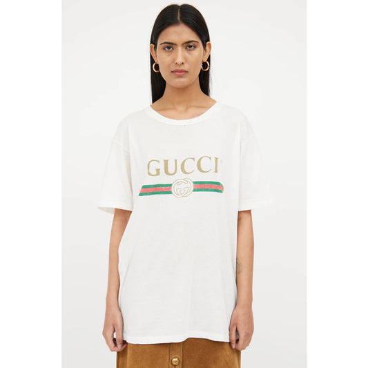 Gucci Distressed Oversized Tee
