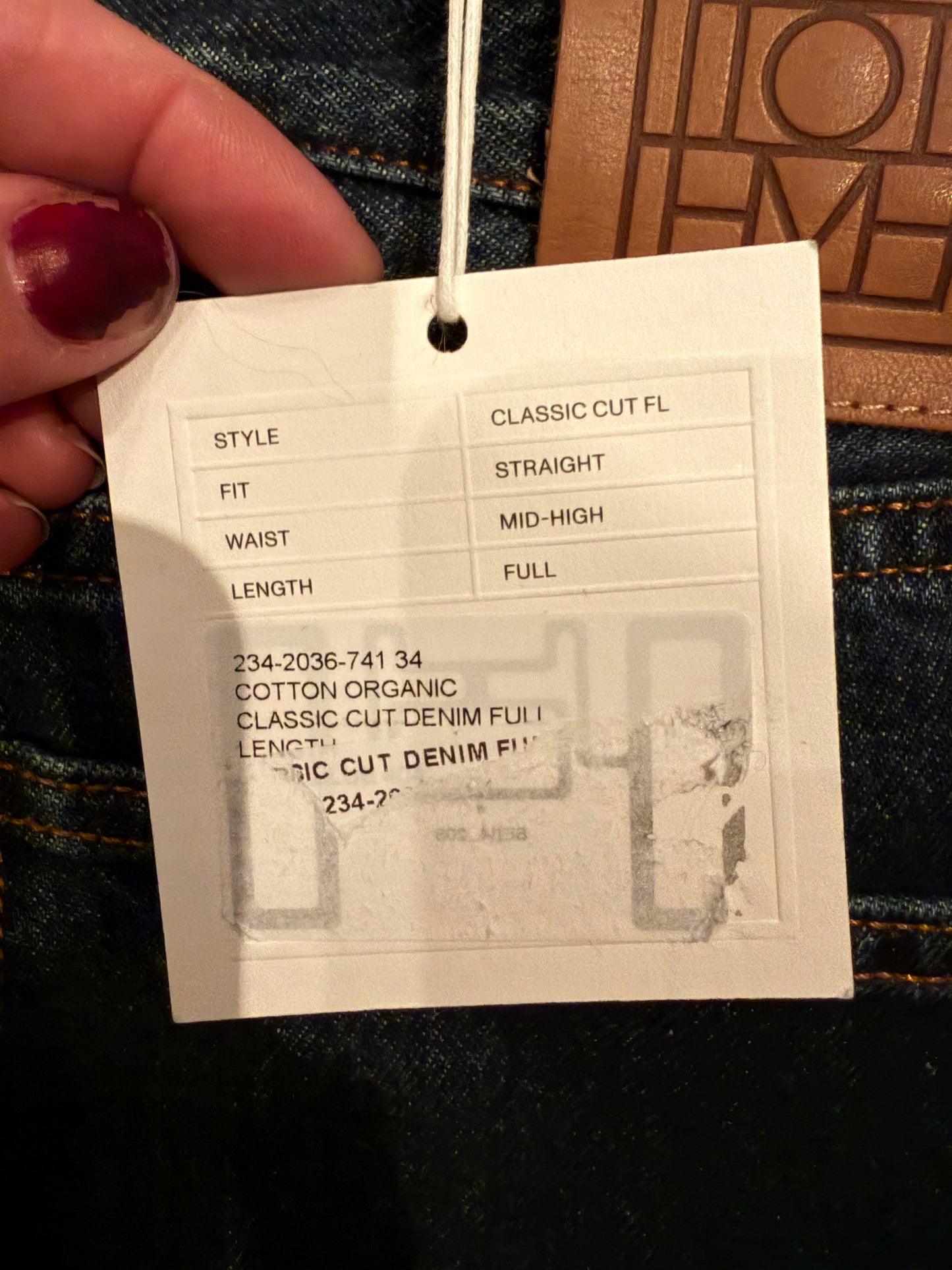 Toteme Straight Leg Jeans