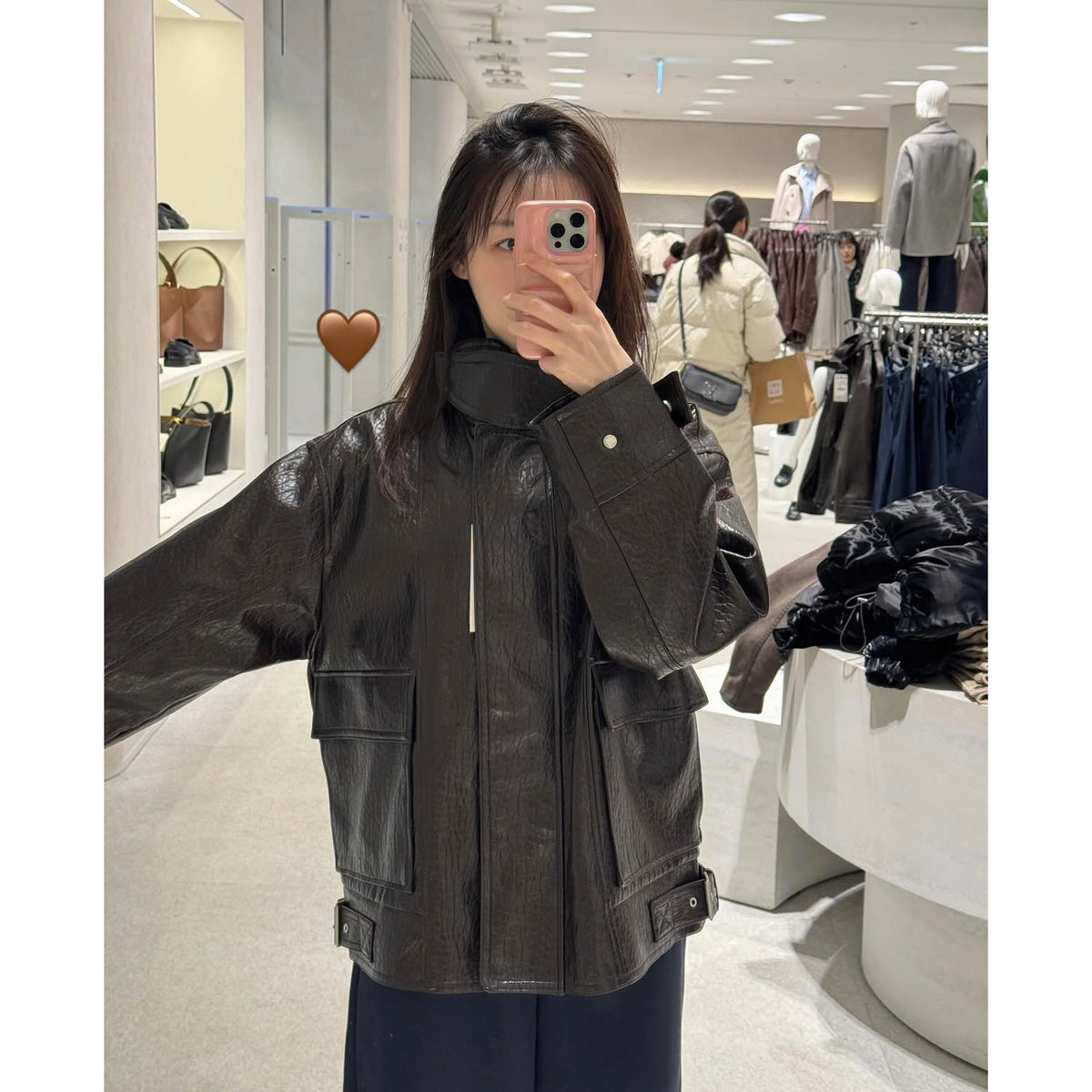 Zara Collection Faux Leather Jacket