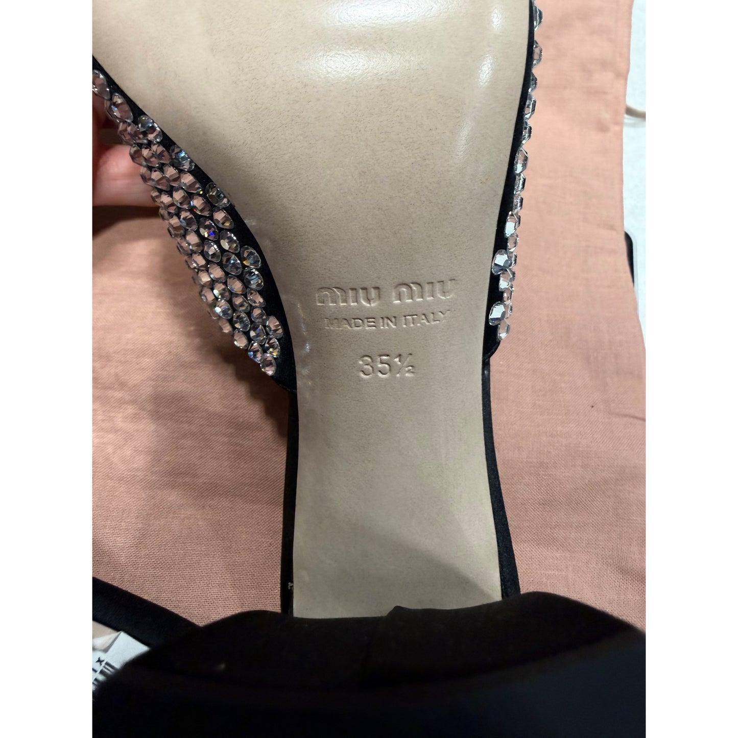 Miu Miu Embellished Heels