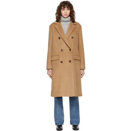 Boss Brushed Alpaca Coat