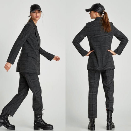 Zara Plaid Trousers