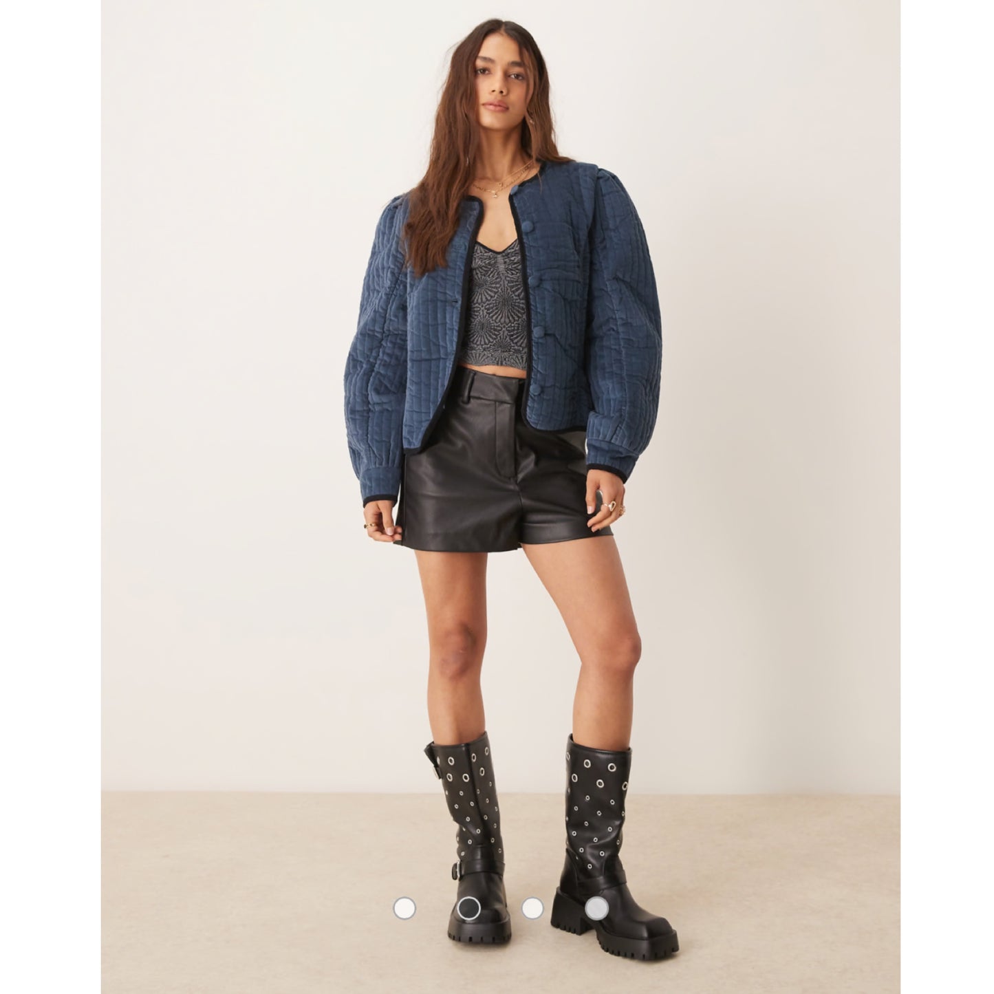 Free People Quilted Jacket