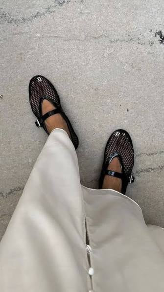 Alaïa Mesh Ballet Flats