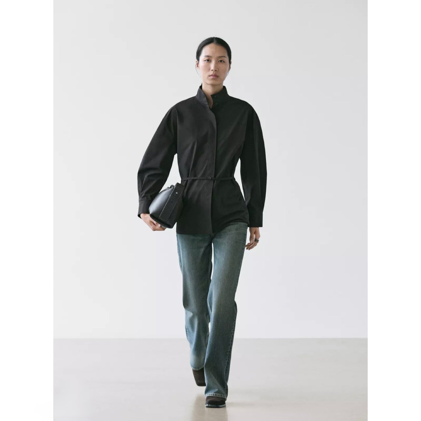 Massimo Dutti High Neck Shirt