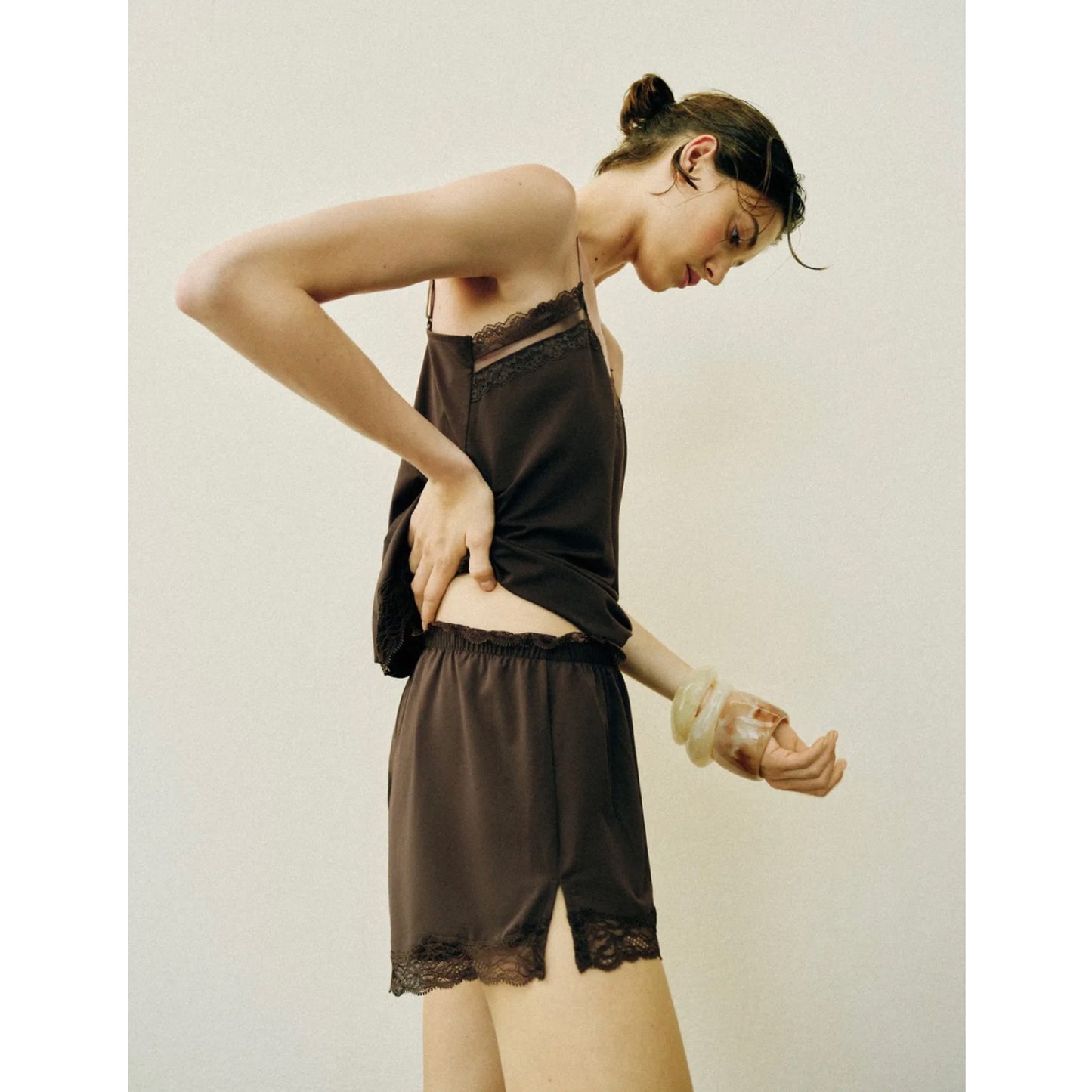 Zara Fluid Lace Shorts