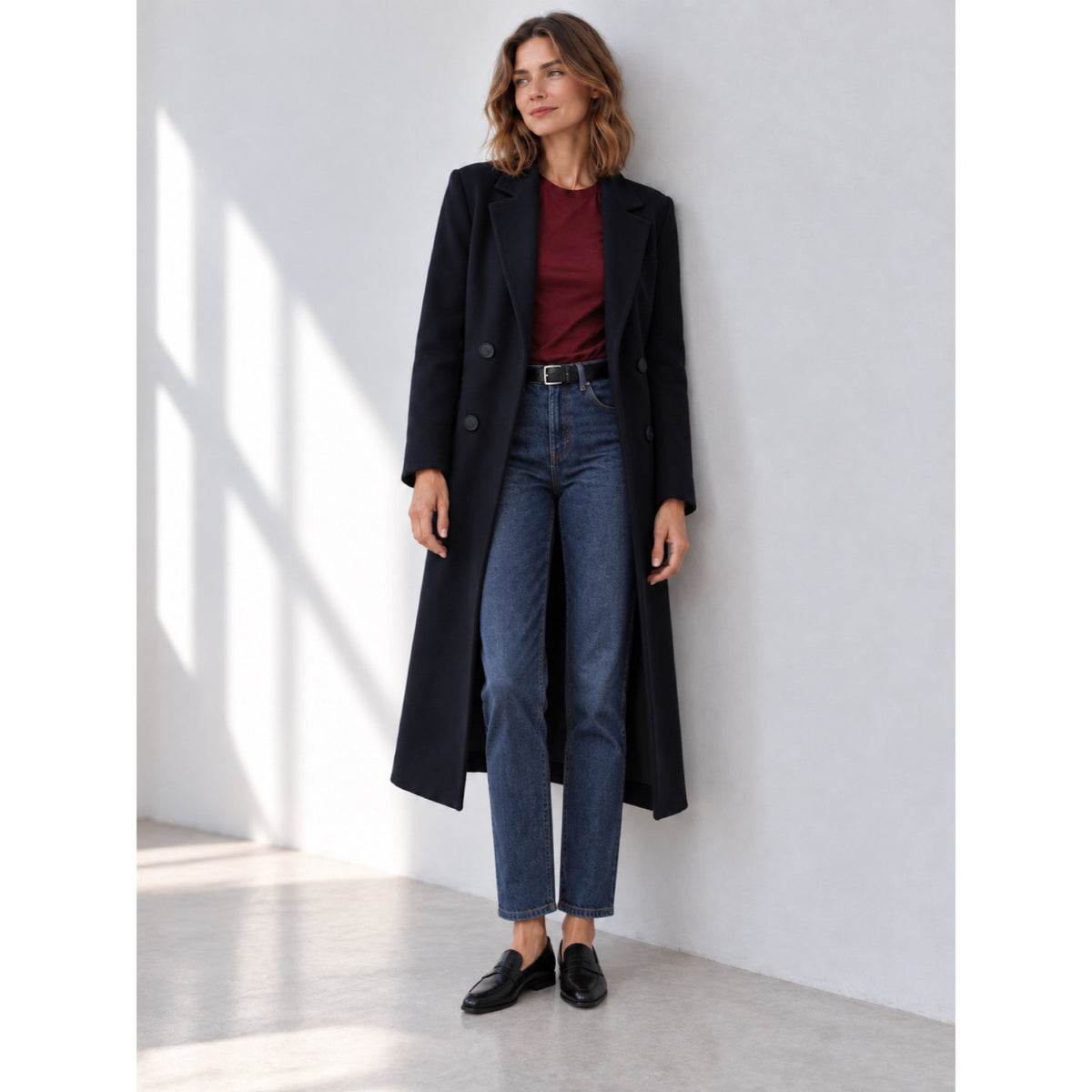 Theory Wool-Cashmere Coat