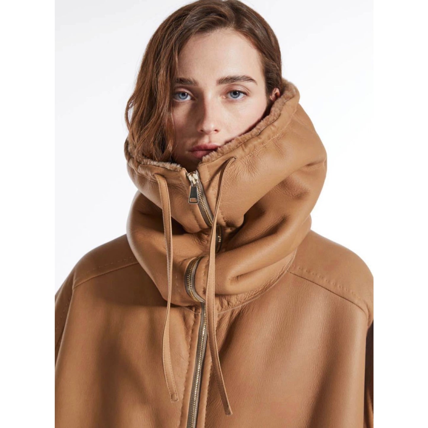 Max Mara Atelier Leather Coat