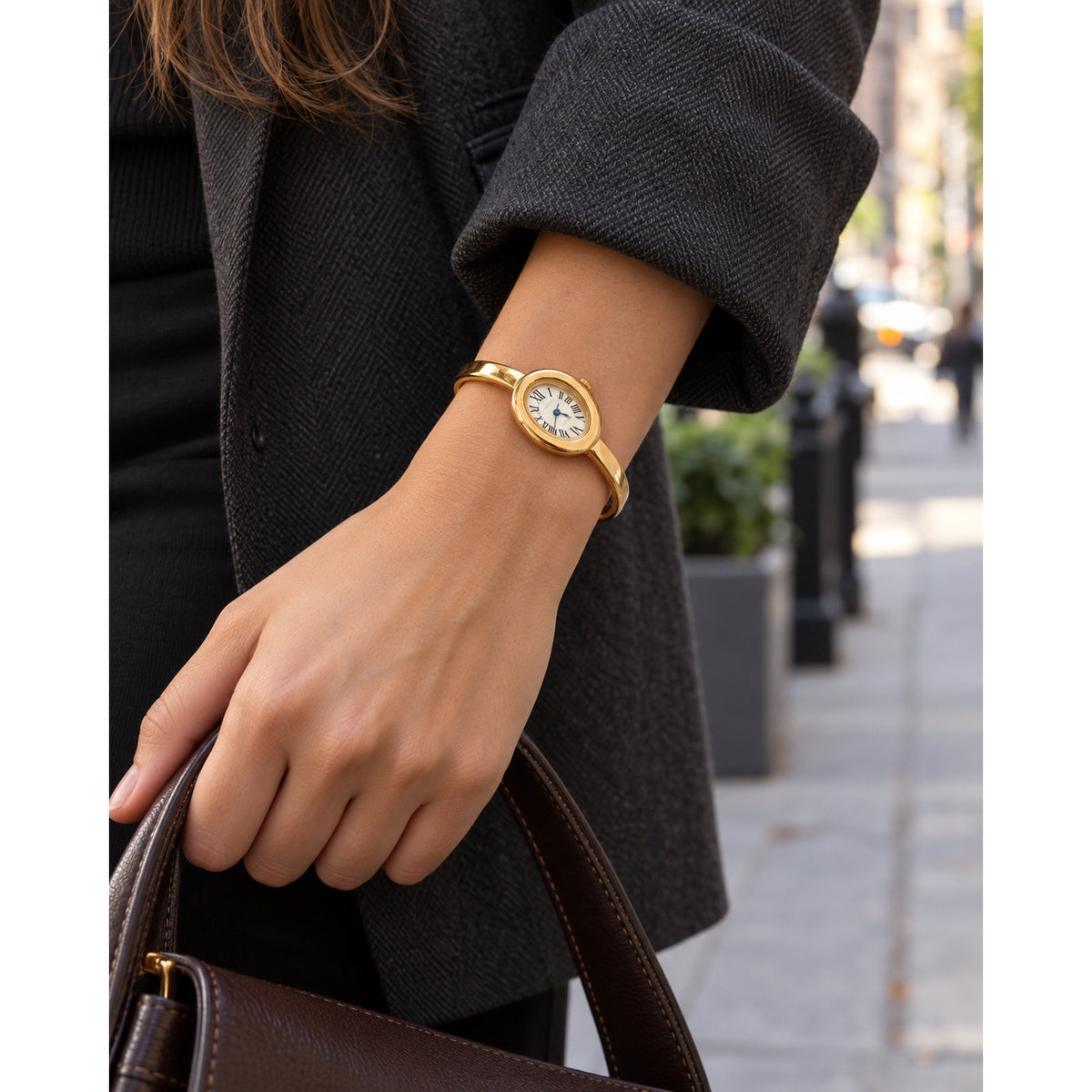 Vintage Style Gold Watch