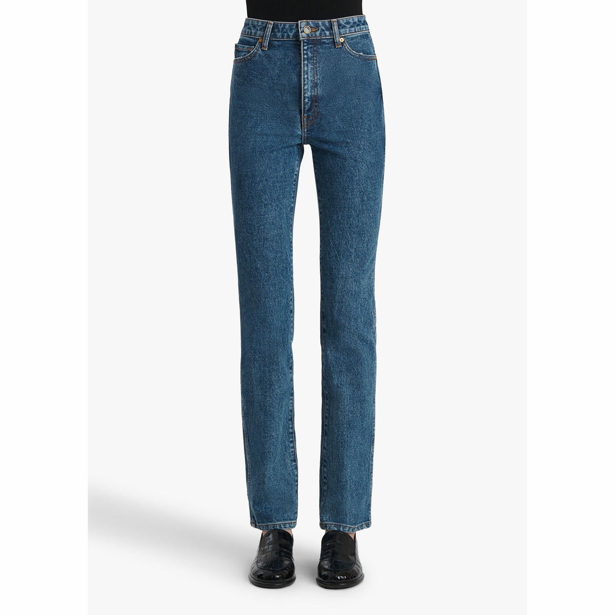 Khaite Straight Leg Jean