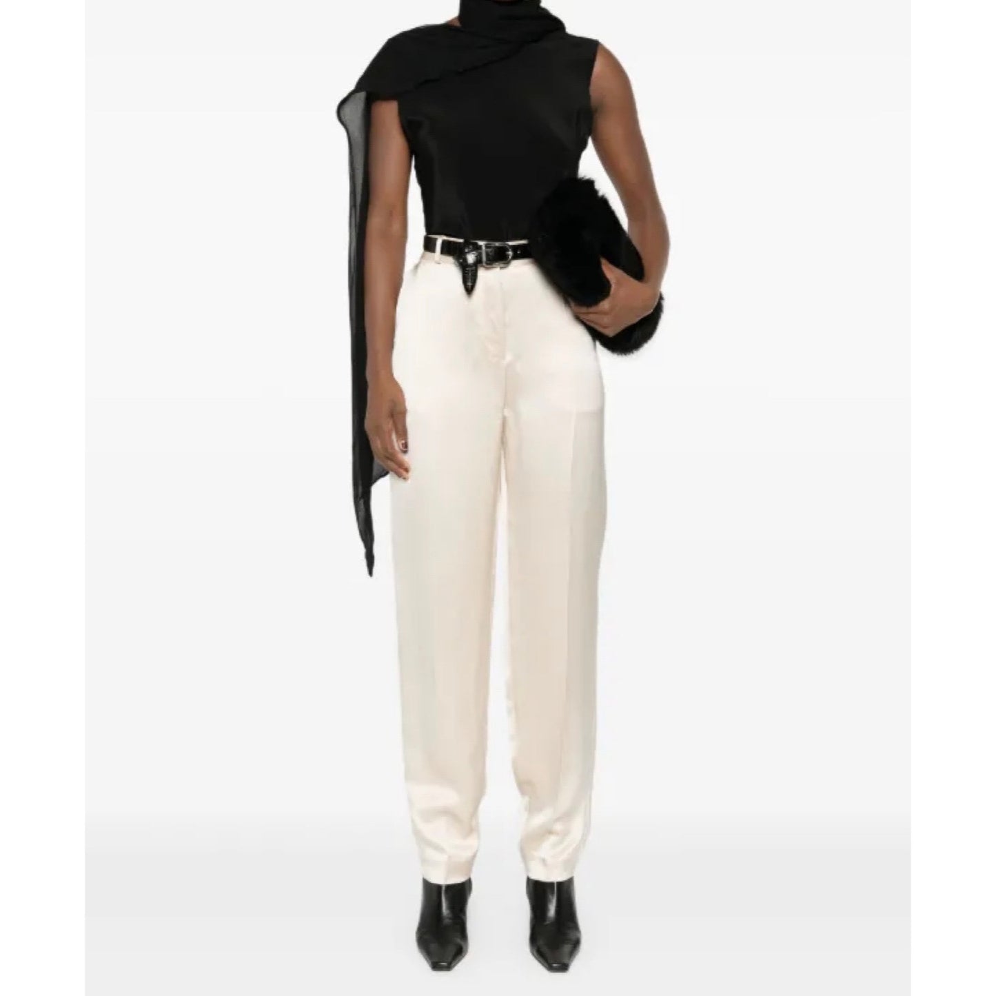 Toteme Viscose Satin Trousers