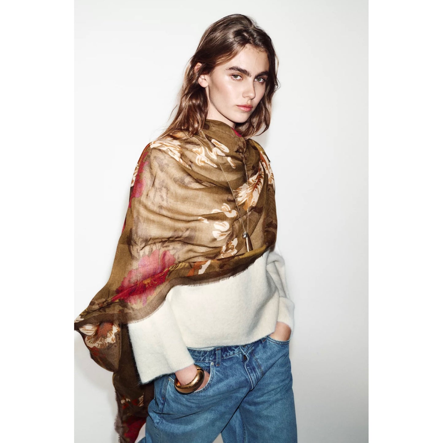 Floral Zara Scarf