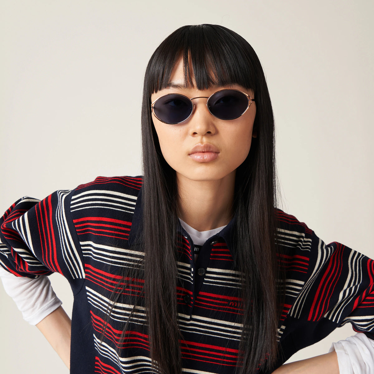 Miu Miu Blue Sunglasses