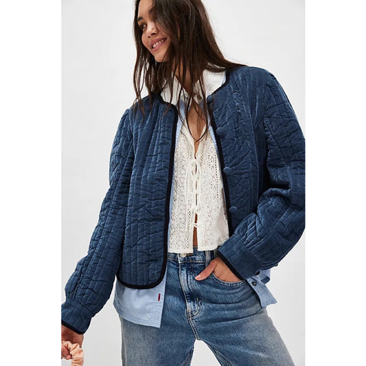 Free People Quilted Jacket