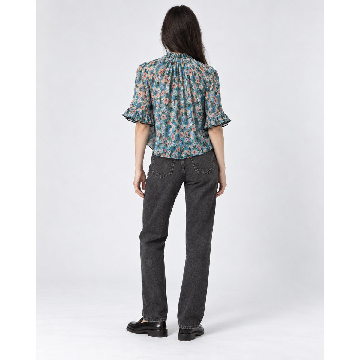 Ganni Floral Blouse