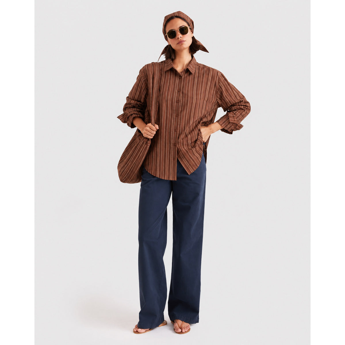 Kule Striped Button Down