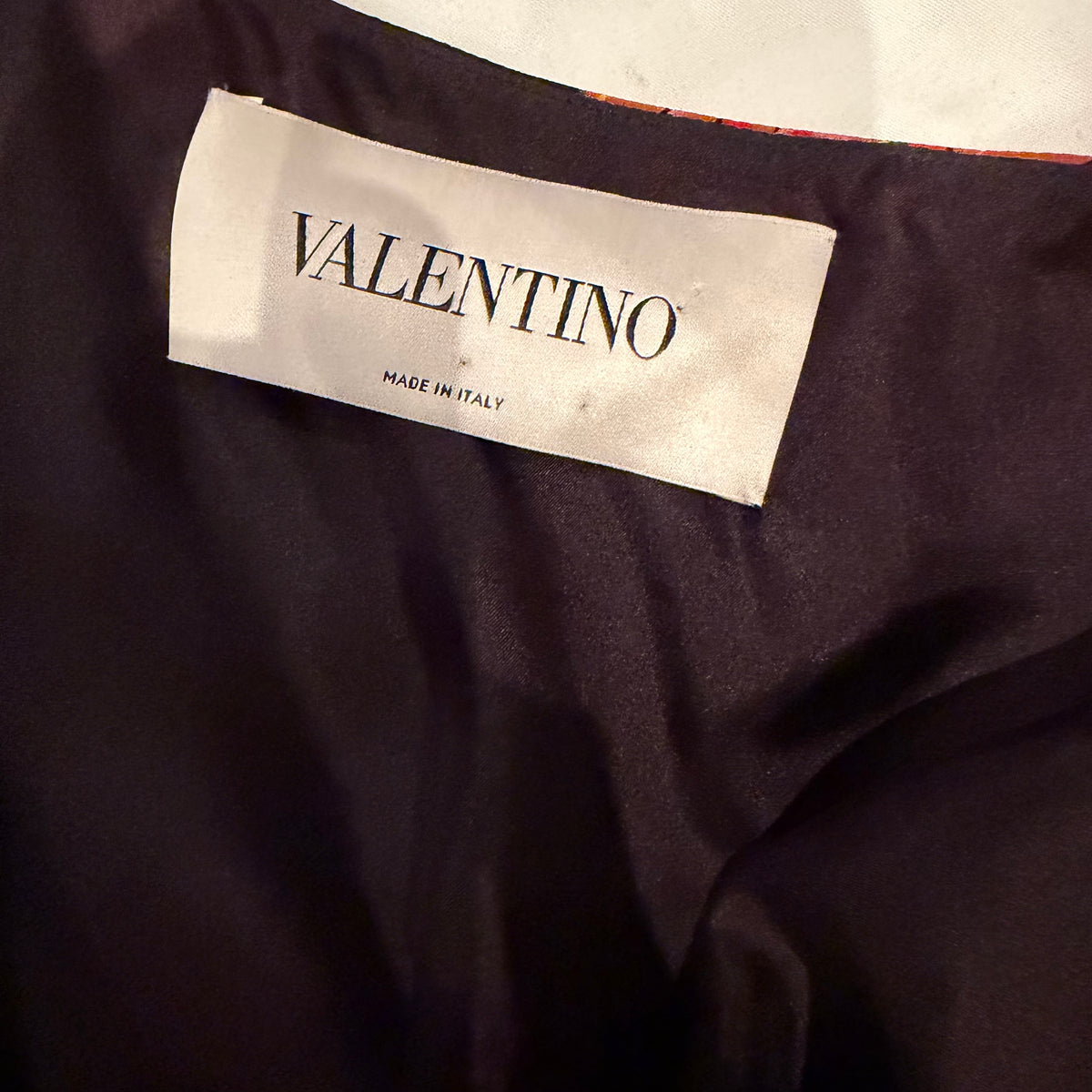 Valentino Printed Silk Dress
