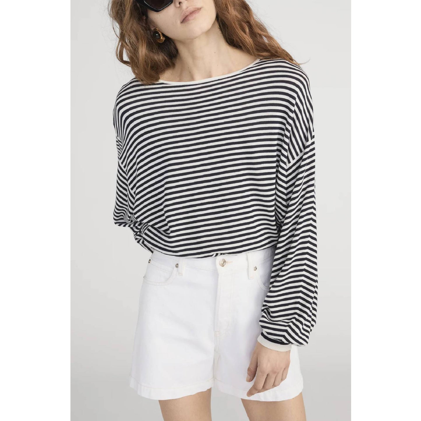 Frame Striped Sweater