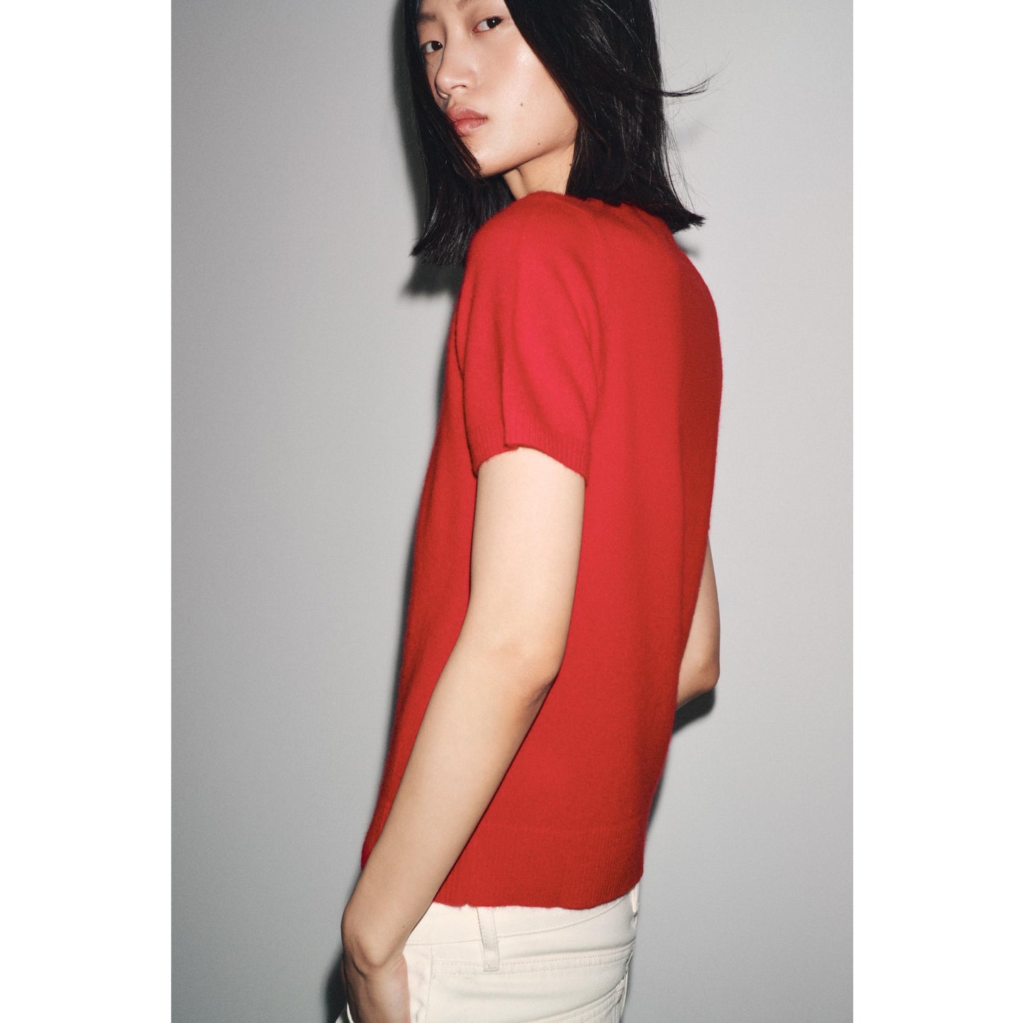 Zara Cashmere Tee