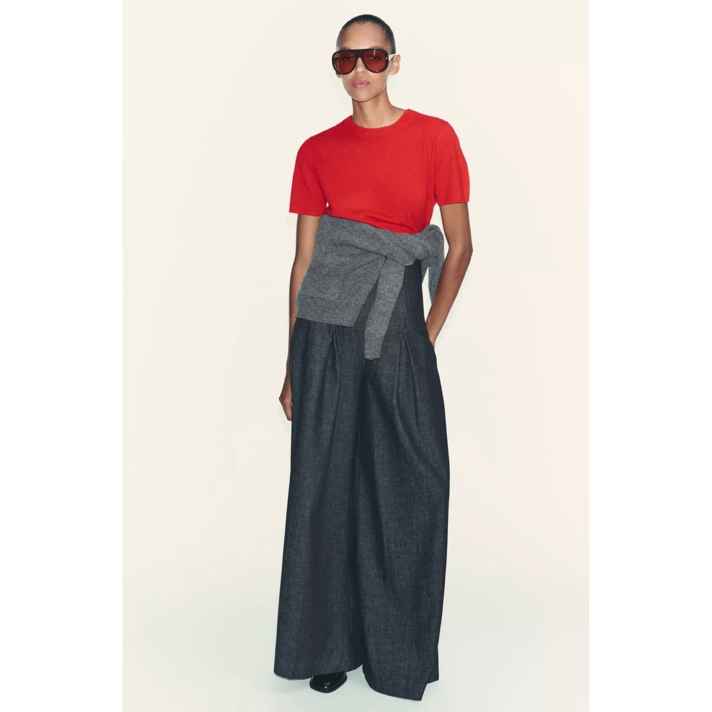 Zara Cashmere Tee
