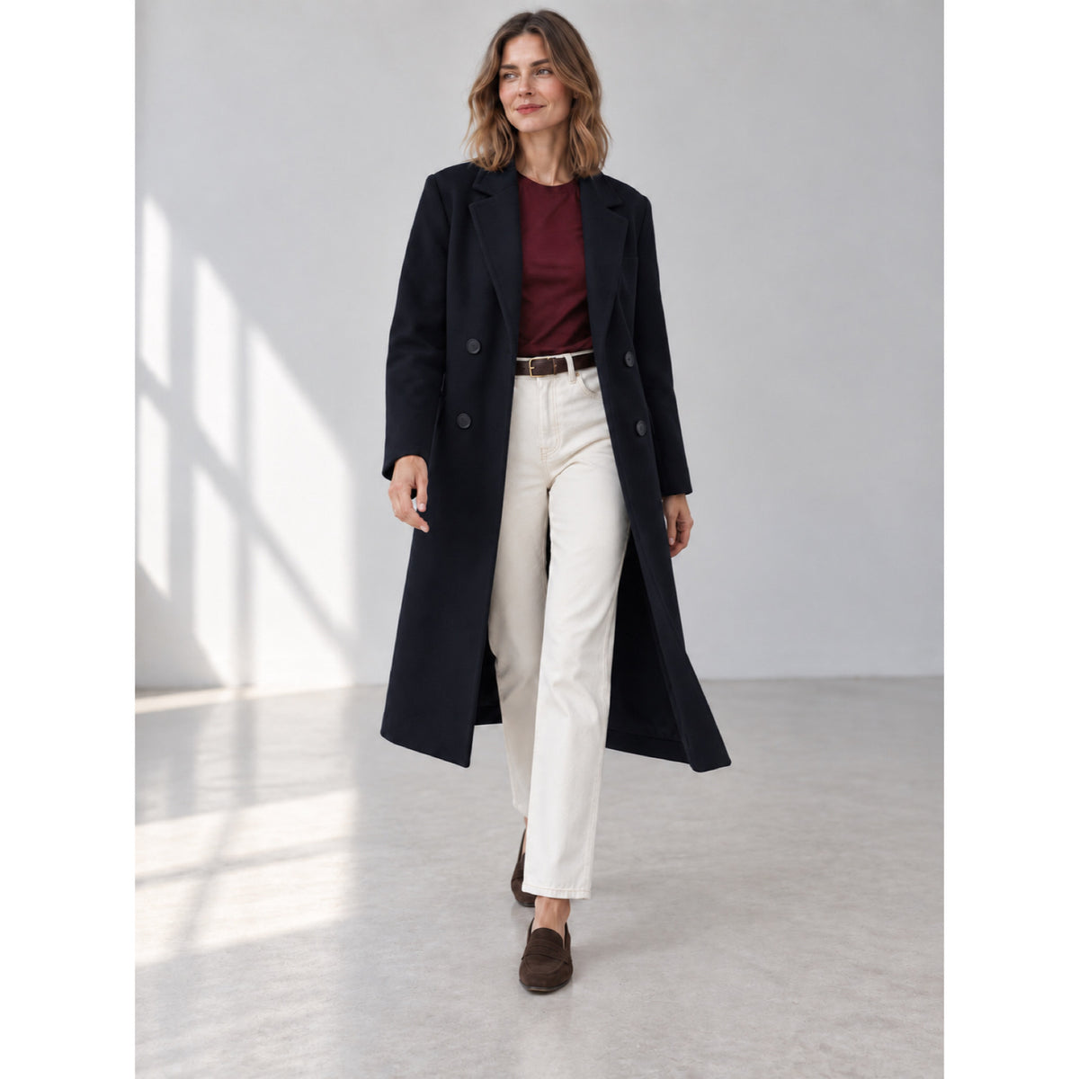 Theory Wool-Cashmere Coat