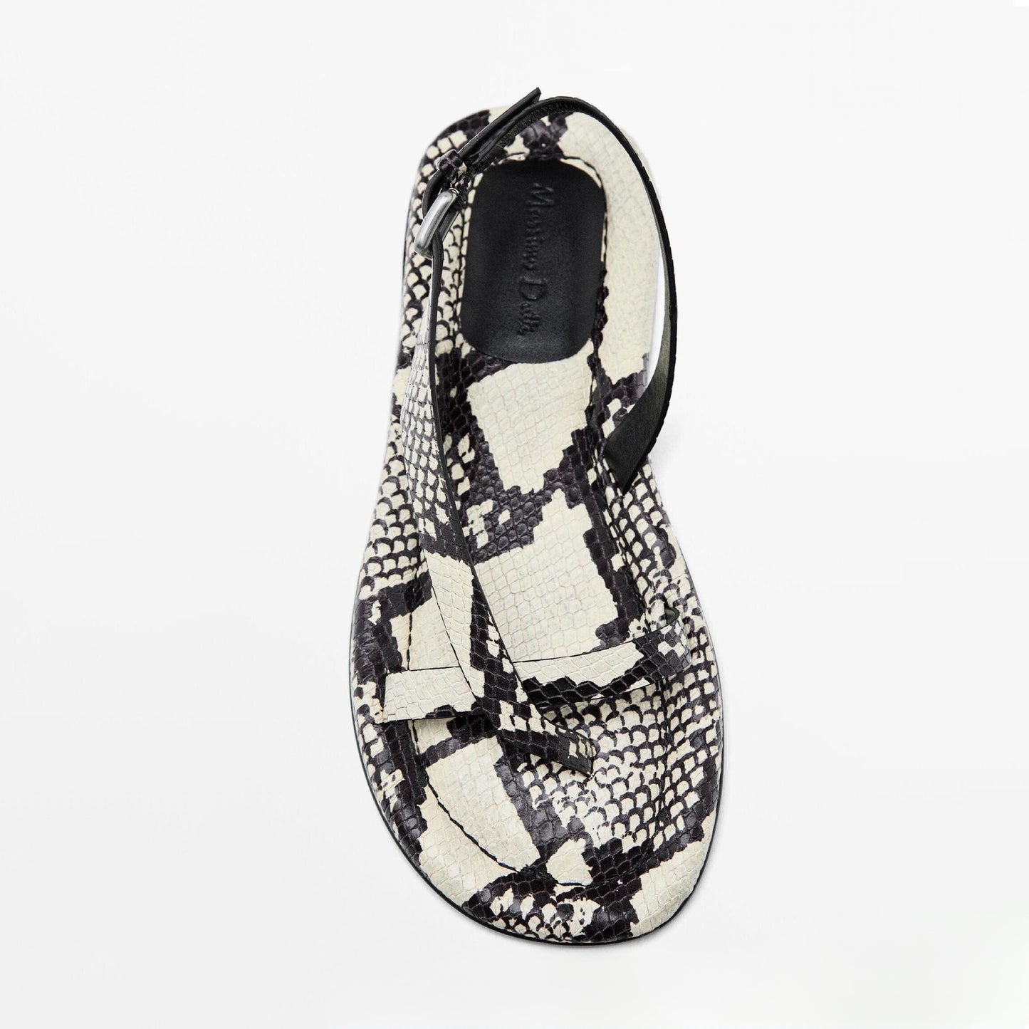 Massimo Dutti Animal Print Sandals