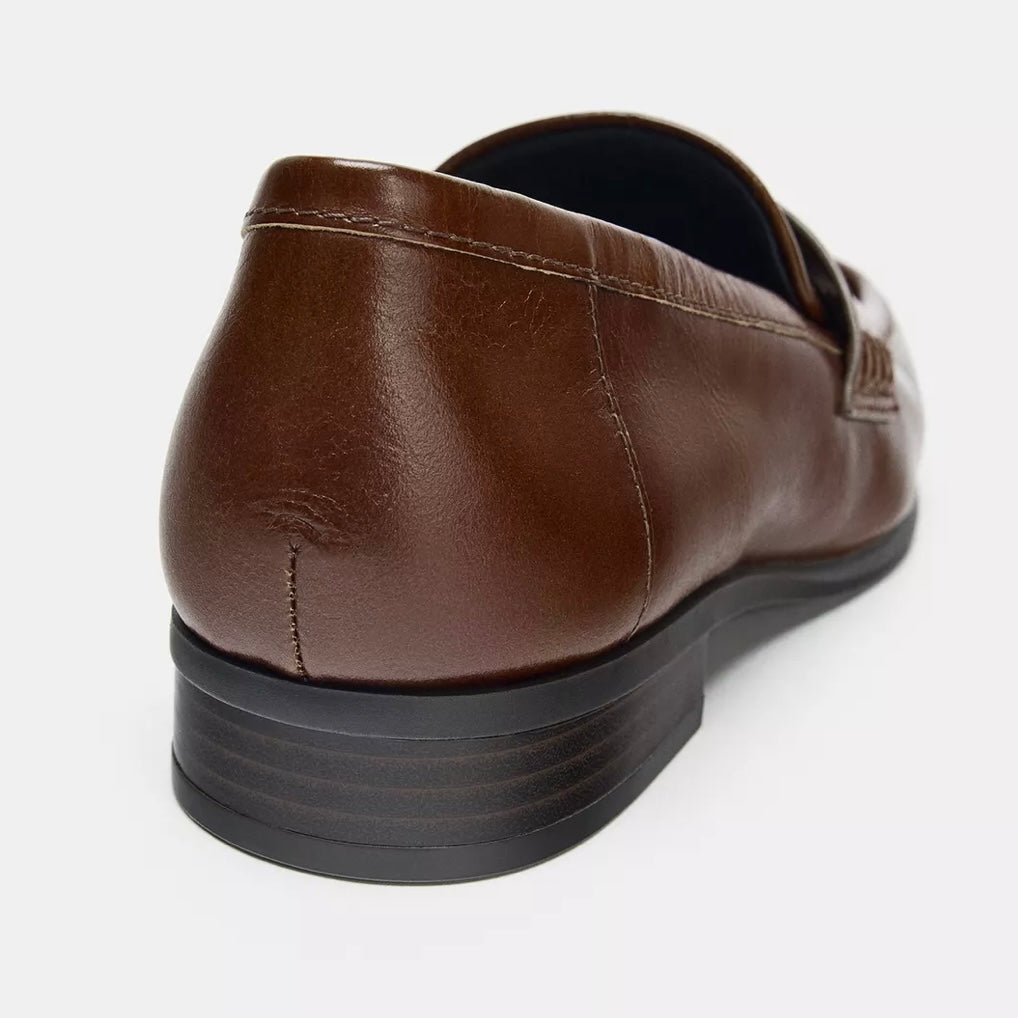 Zara Leather Loafers