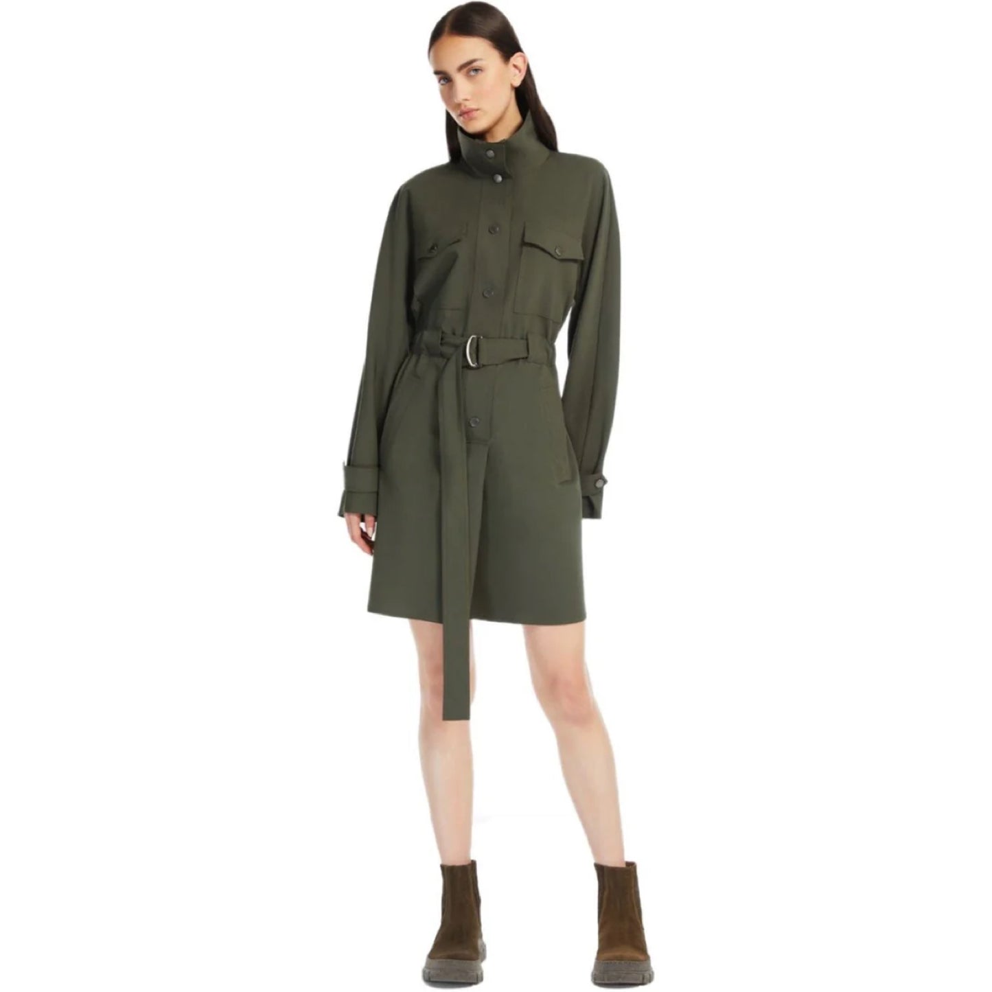 Max Mara Stand Collar Dress