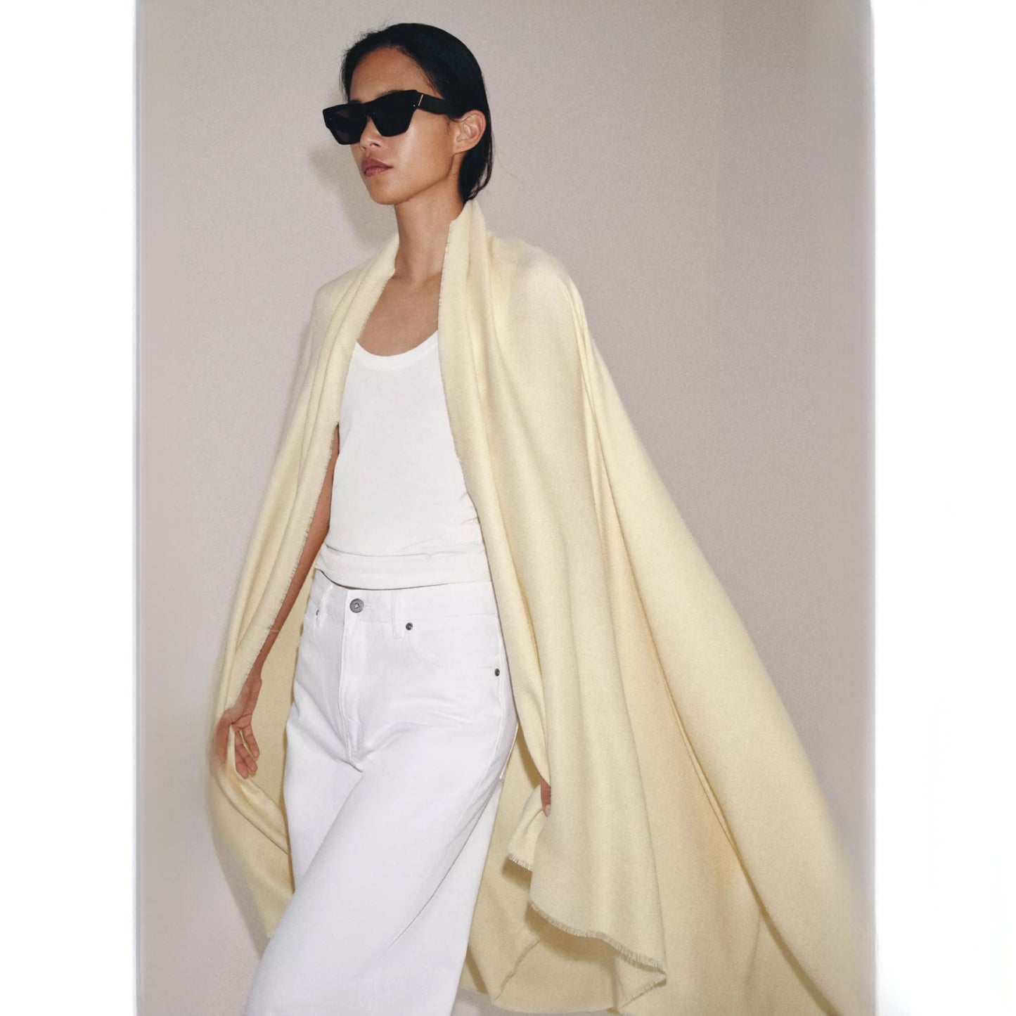 Zara Butter Yellow Scarf