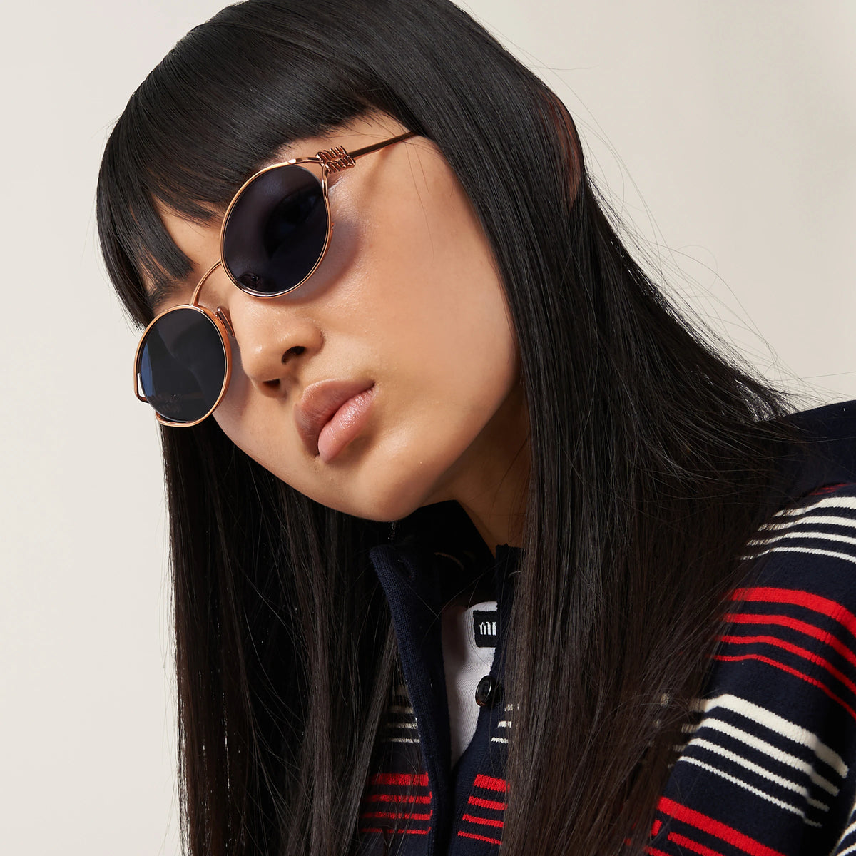 Miu Miu Blue Sunglasses