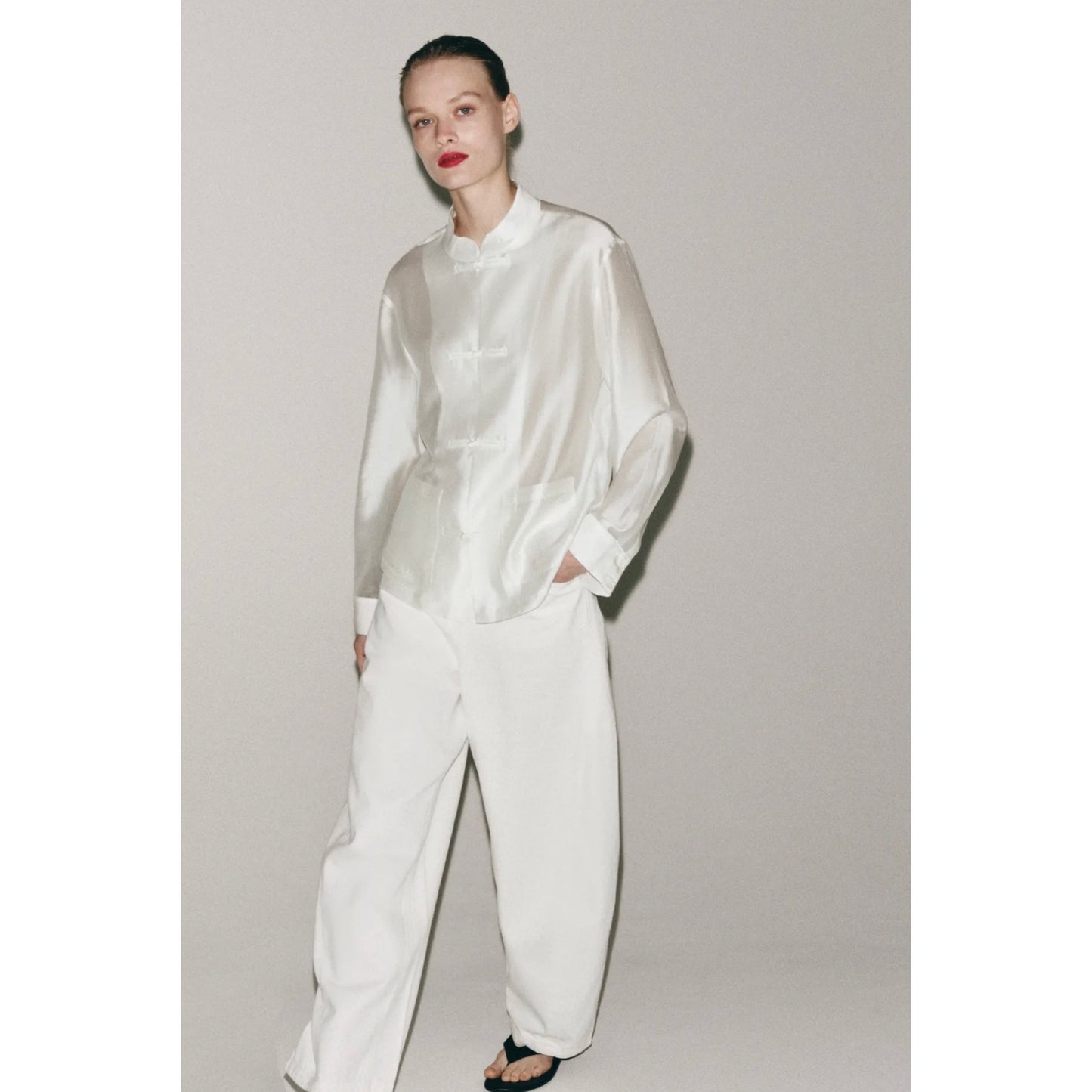 Zara Fireman Clasp Blouse