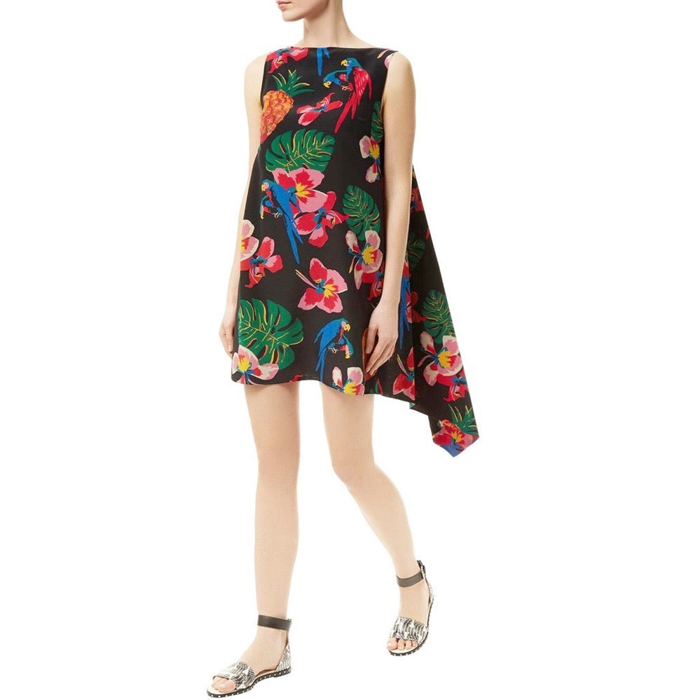 Valentino Printed Silk Dress