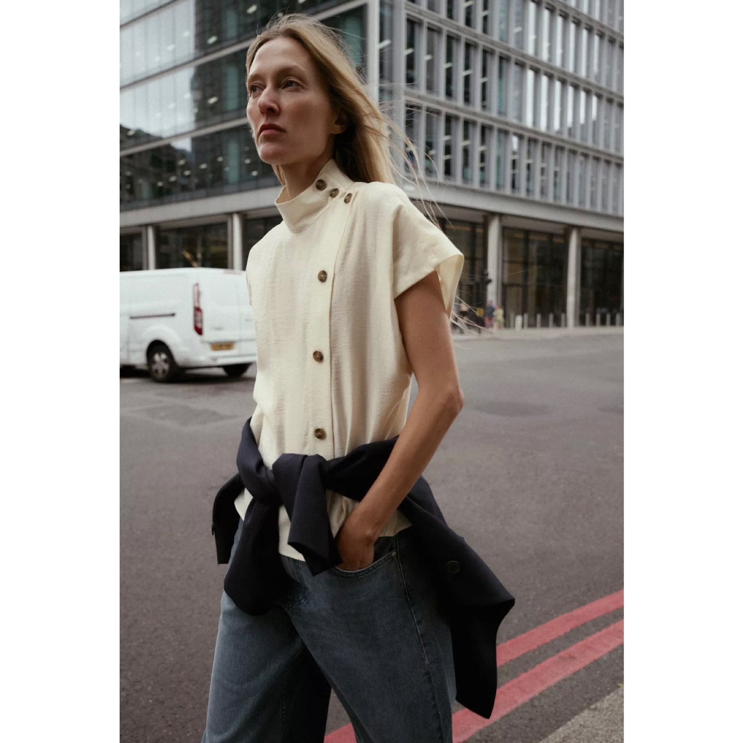 Zara Contrast Top
