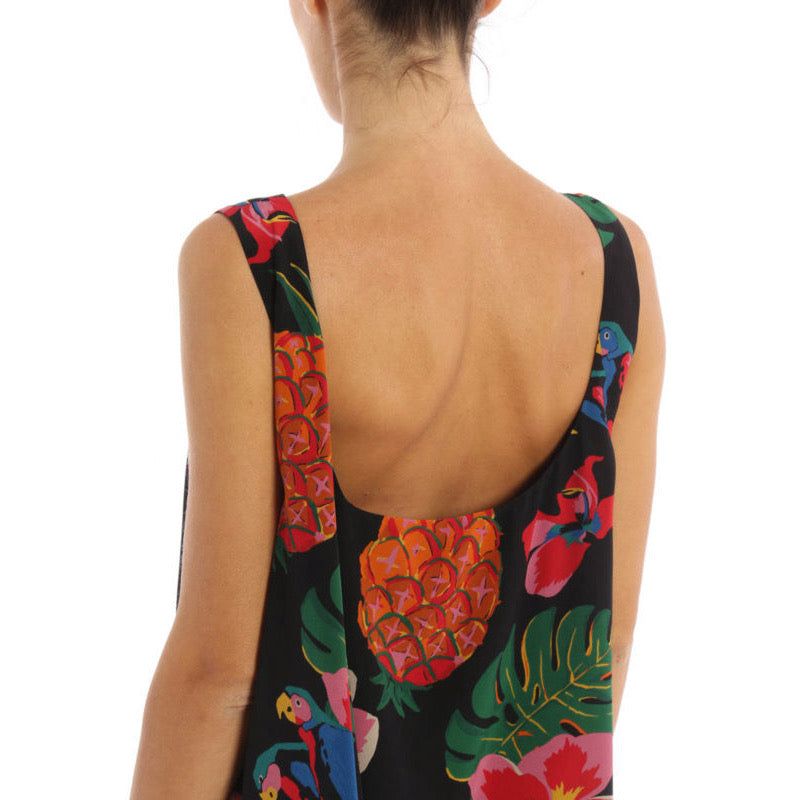 Valentino Printed Silk Dress