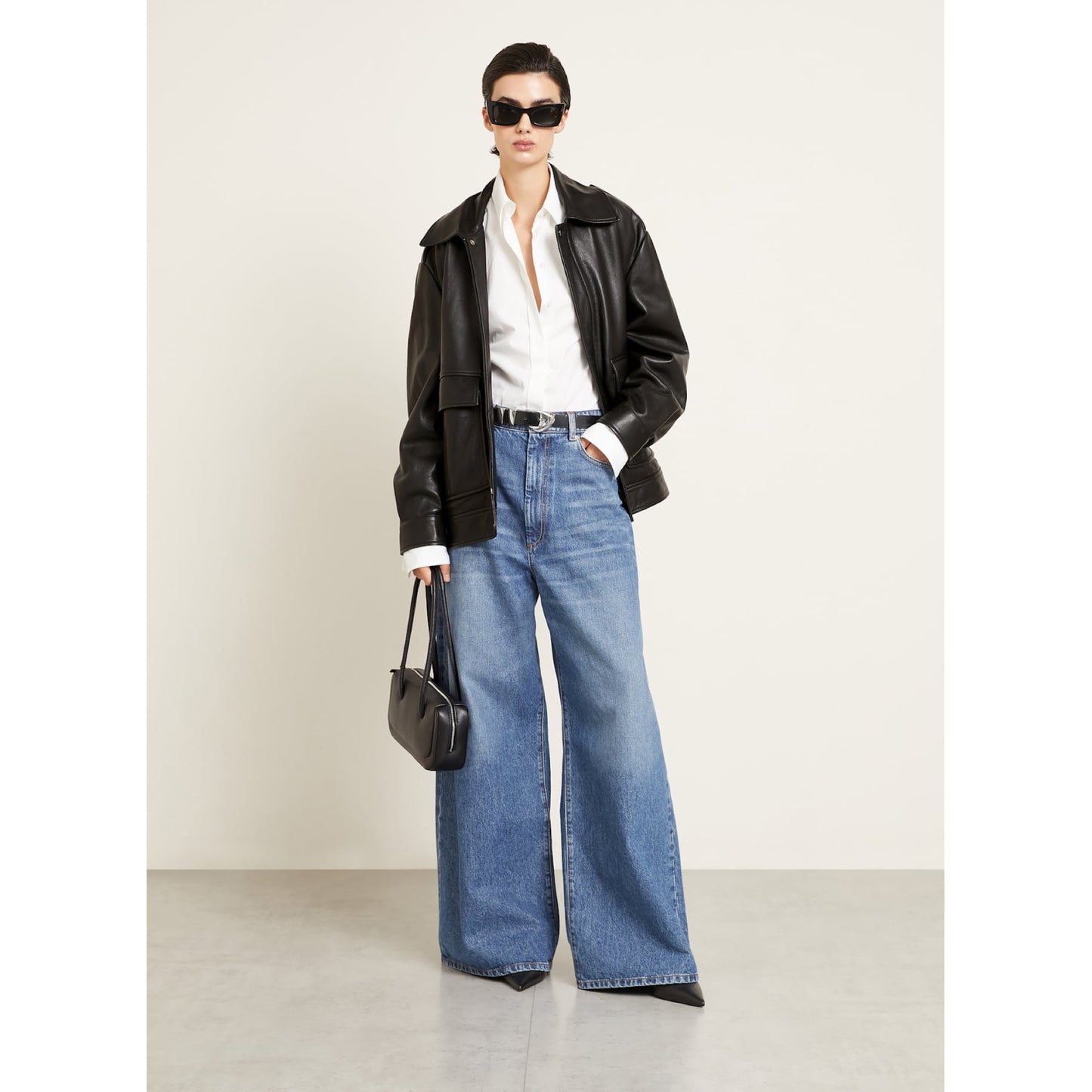 Nour Hammour Leather Jacket