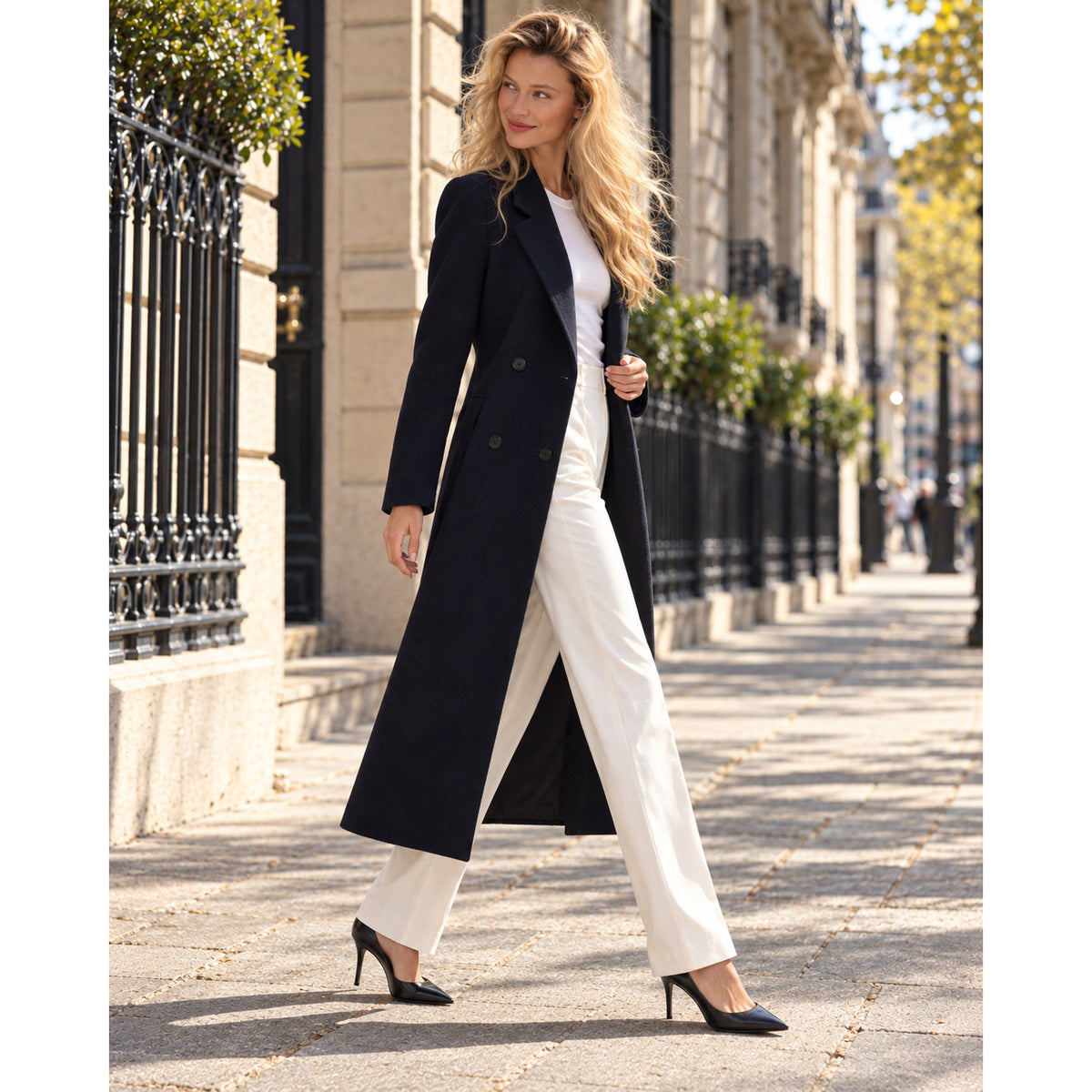 Theory Wool-Cashmere Coat
